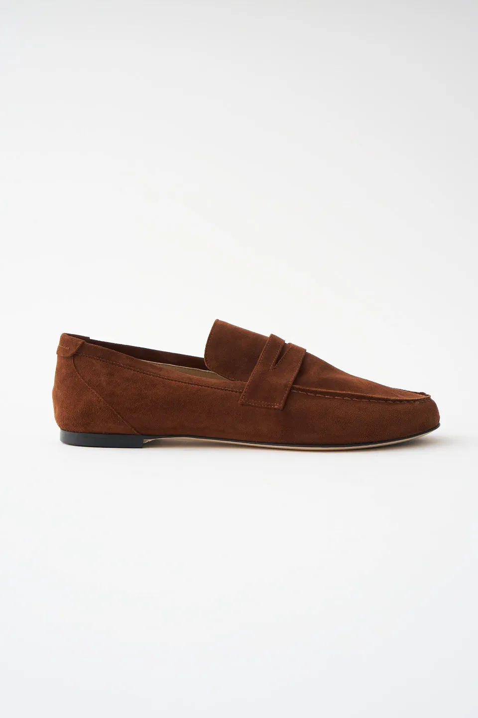 The Penny Loafer in Chocolate Suede sold by Jamie Haller product image thumbnail 3