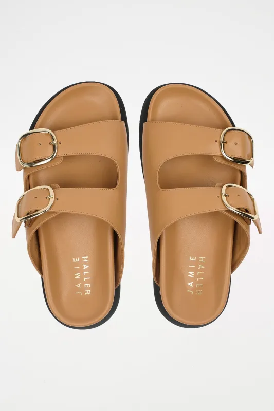 The Bumper Slide in Camel made by Jamie Haller