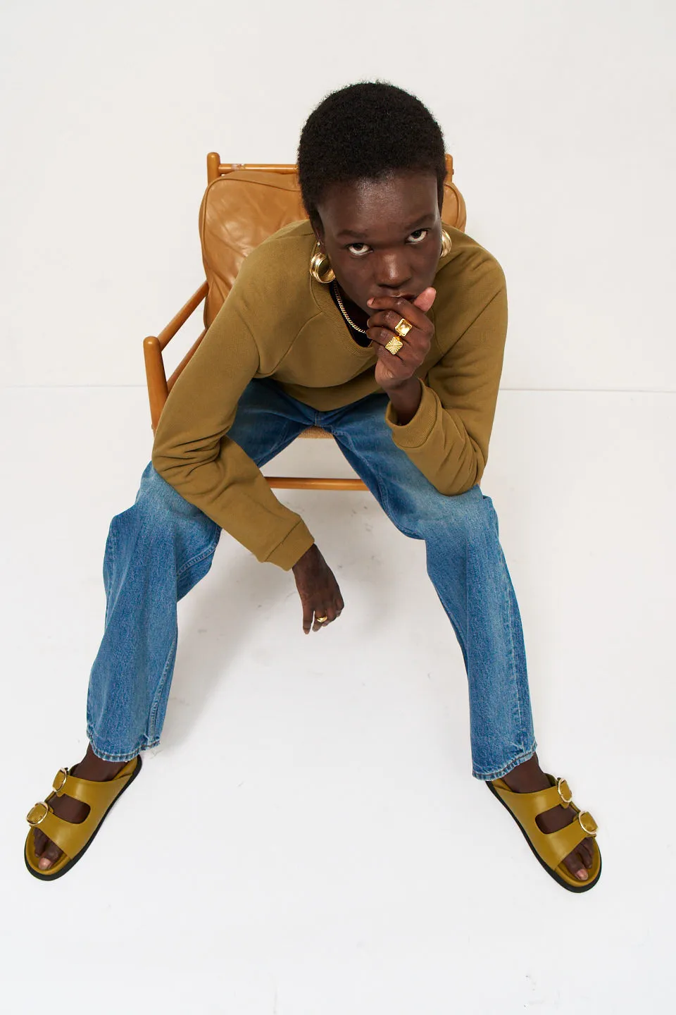 The Bumper Slide in Avo sold by Jamie Haller product image thumbnail 2