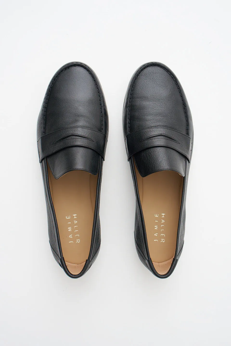 The Men's Penny Loafer in Black sold by Jamie Haller