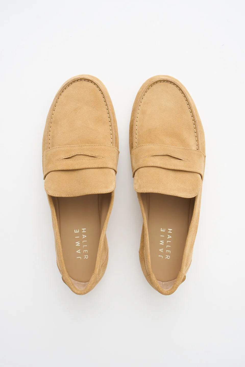 The Men's Penny Loafer in Ambra sold by Jamie Haller