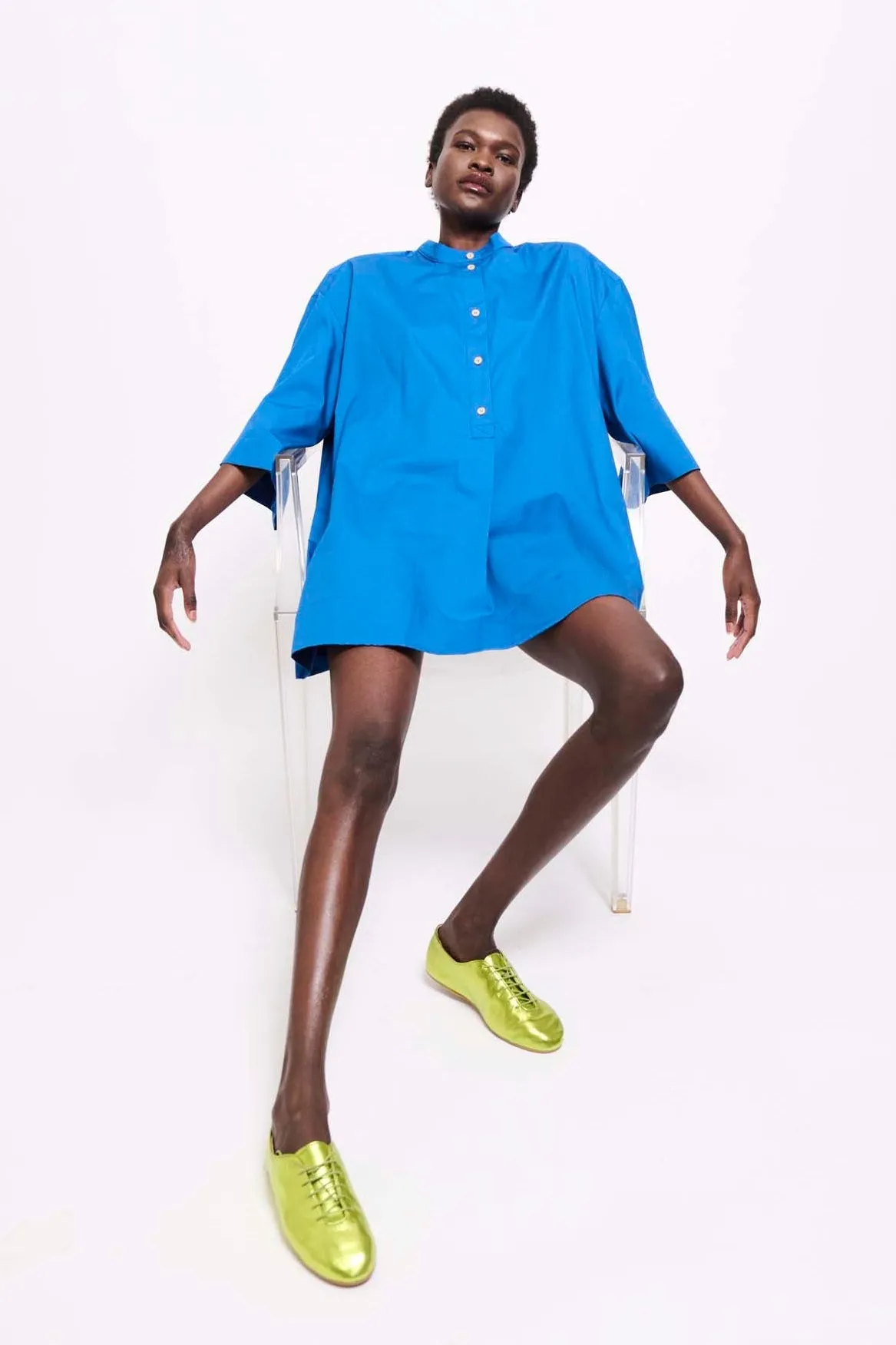 The Caftan Mini Dress in Royal Blue sold by Jamie Haller product image thumbnail 5