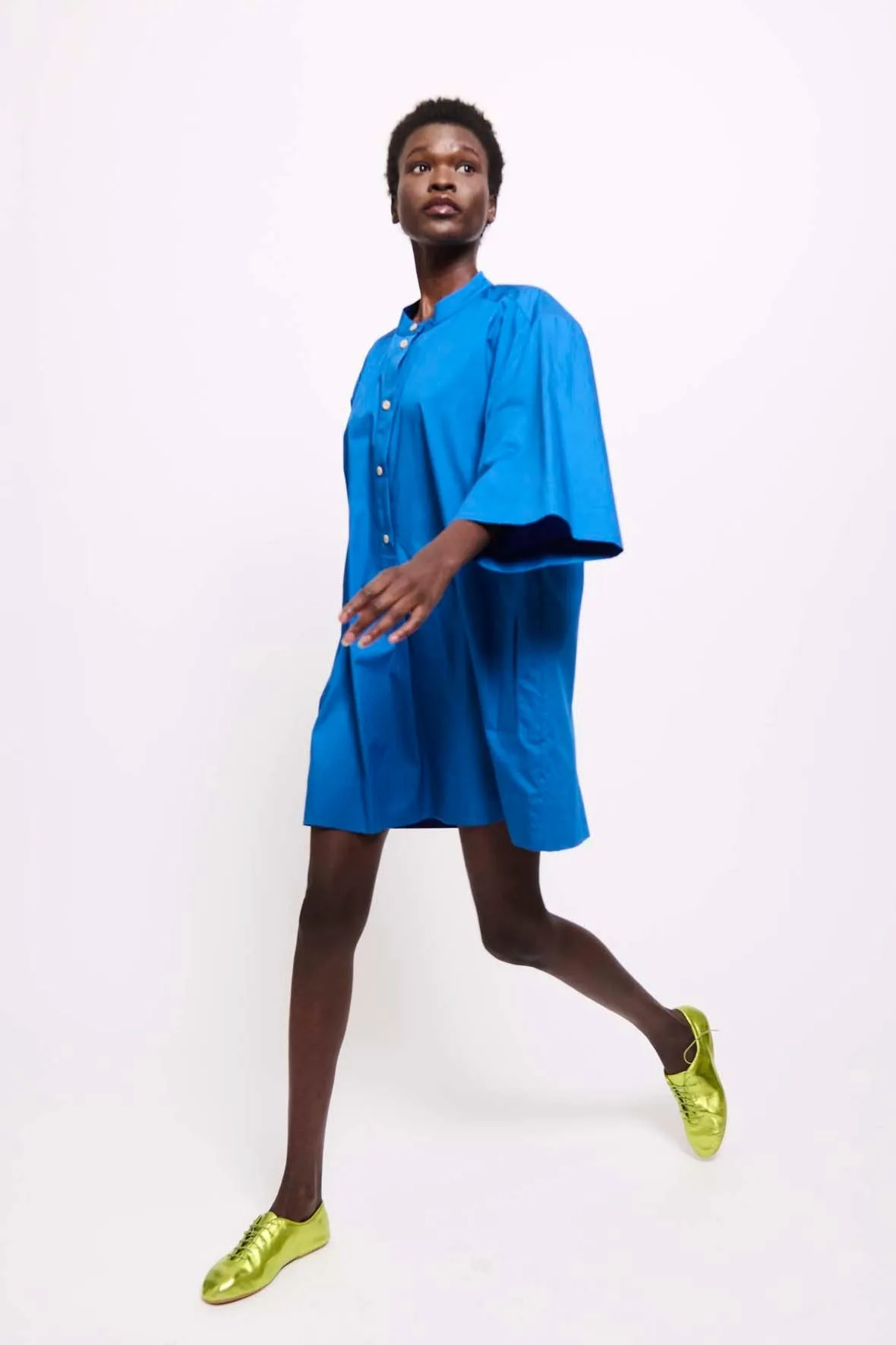 The Caftan Mini Dress in Royal Blue sold by Jamie Haller product image thumbnail 4