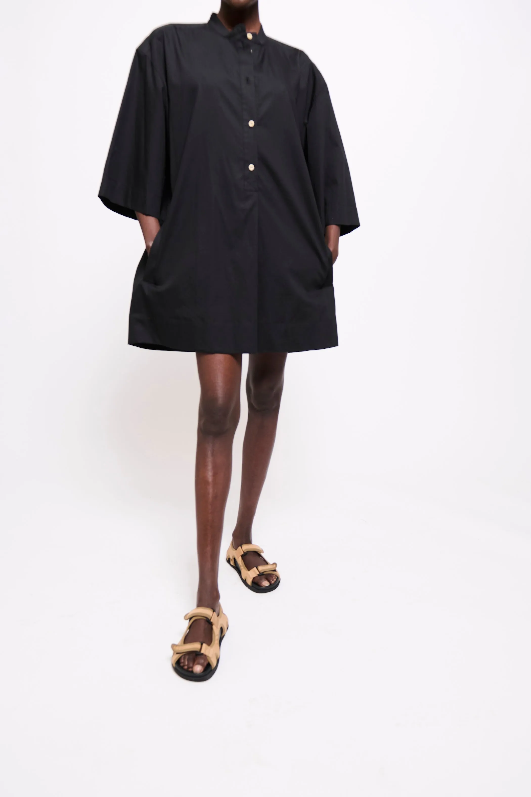 The Caftan Mini Dress in Black sold by Jamie Haller product image thumbnail 5