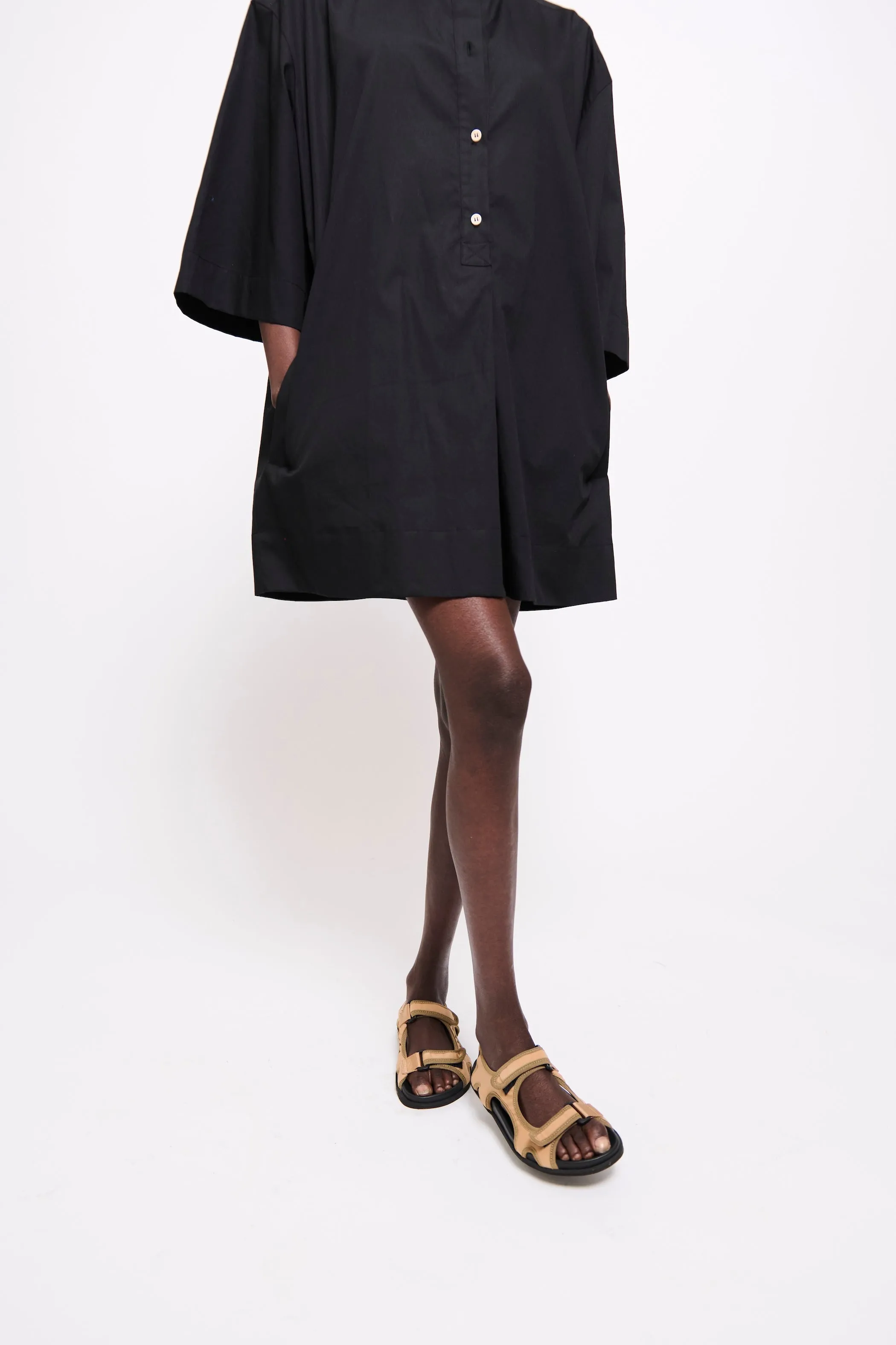 The Caftan Mini Dress in Black sold by Jamie Haller product image thumbnail 2
