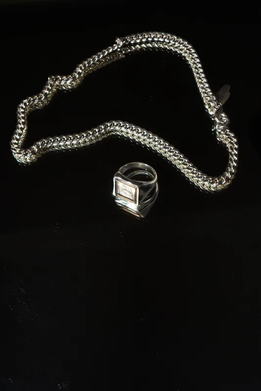 The Curb Chain in Sterling Silver made by Jamie Haller