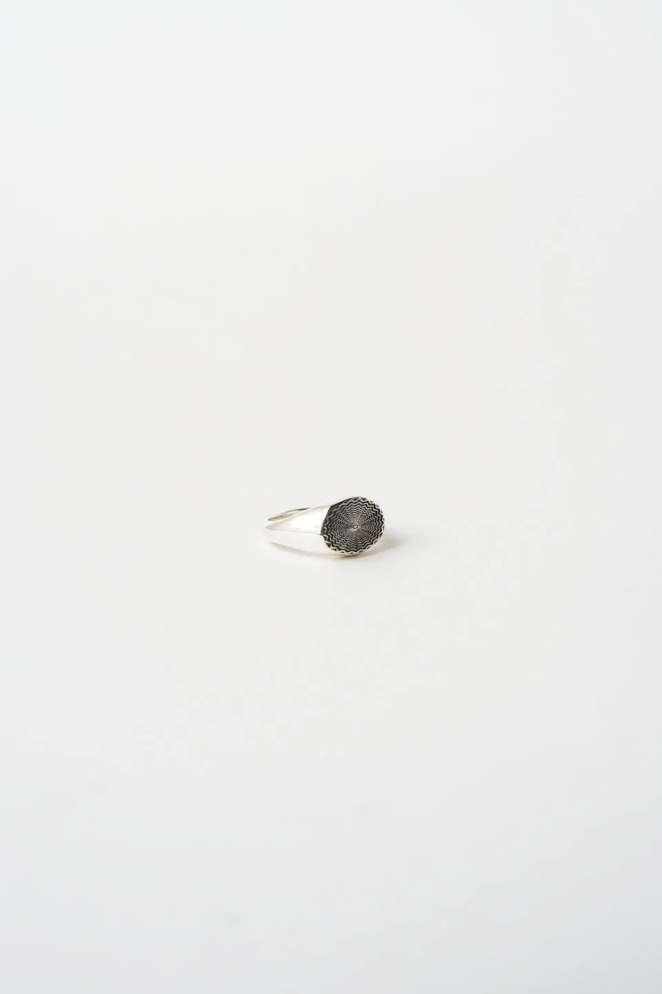 The Chaos Sunburst Oval Signet in Sterling Silver sold by Jamie Haller product image thumbnail 3