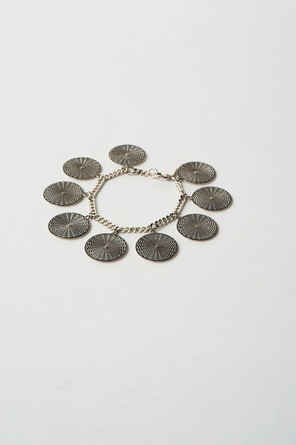 The Chaos Sunburst Charm Bracelet in Sterling Silver sold by Jamie Haller product image thumbnail 2