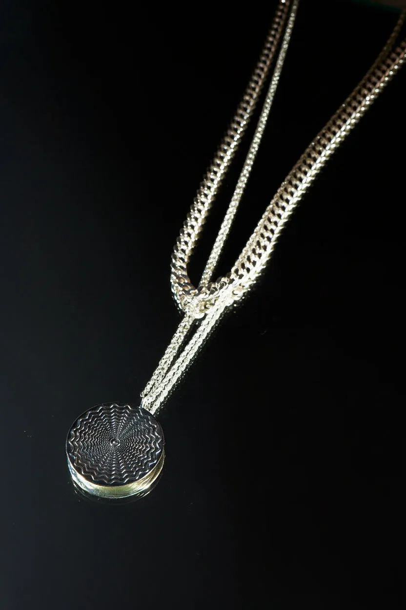 The Chaos Sunburst Necklace in Sterling Silver sold by Jamie Haller product image thumbnail 3