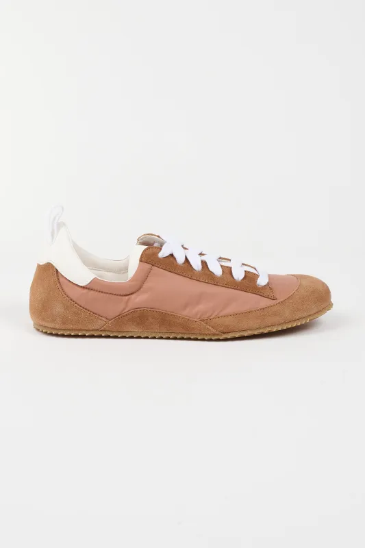 The Sacchetto Sneaker in Terracota made by Jamie Haller