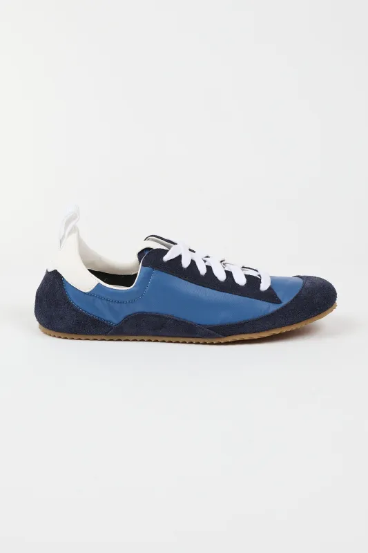 The Sacchetto Sneaker in Vintage Blue made by Jamie Haller