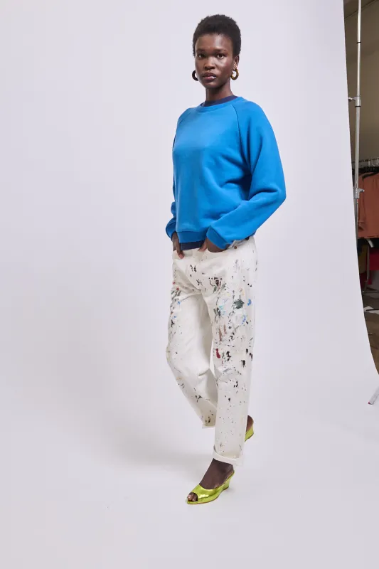 The Daily Sweatshirt in Royal Blue made by Jamie Haller