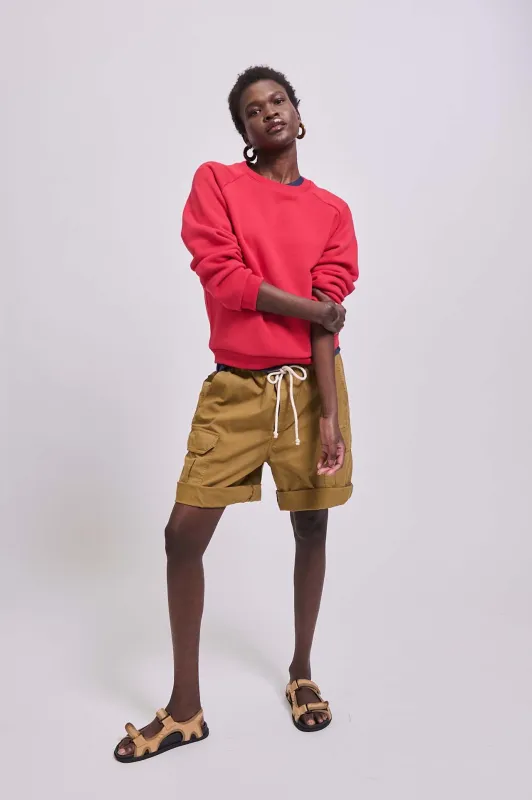 The Daily Sweatshirt in Red made by Jamie Haller