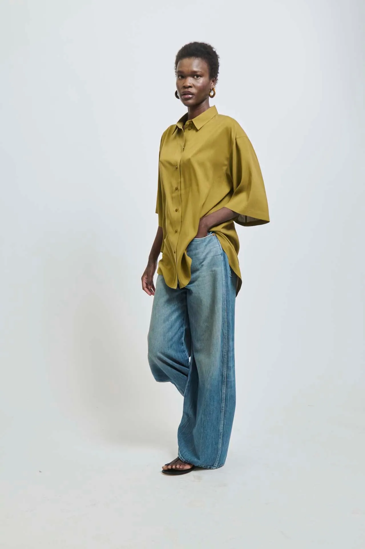 The Baggy Light in Deep River Indigo sold by Jamie Haller product image thumbnail 2