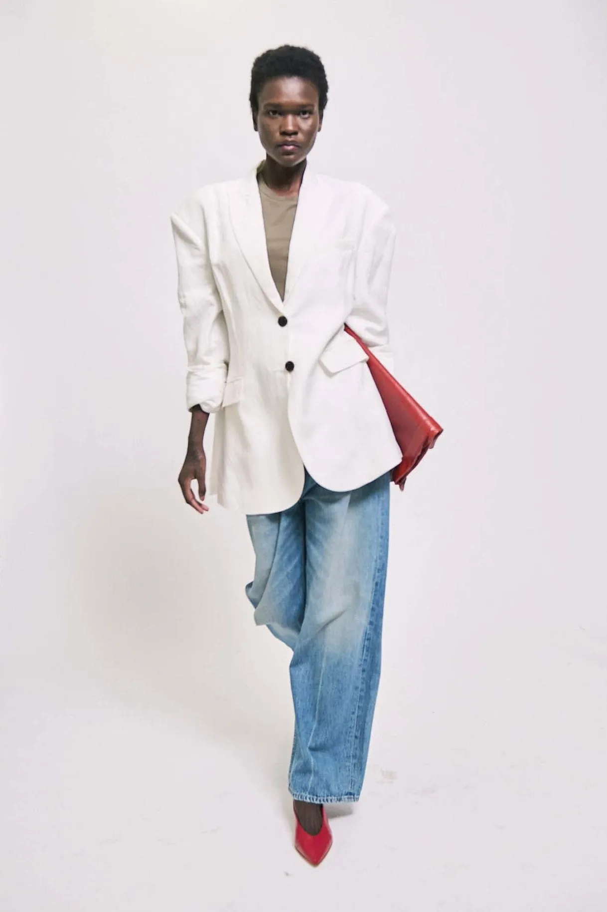 The Crop Loose in Deep Blue sold by Jamie Haller product image thumbnail 5