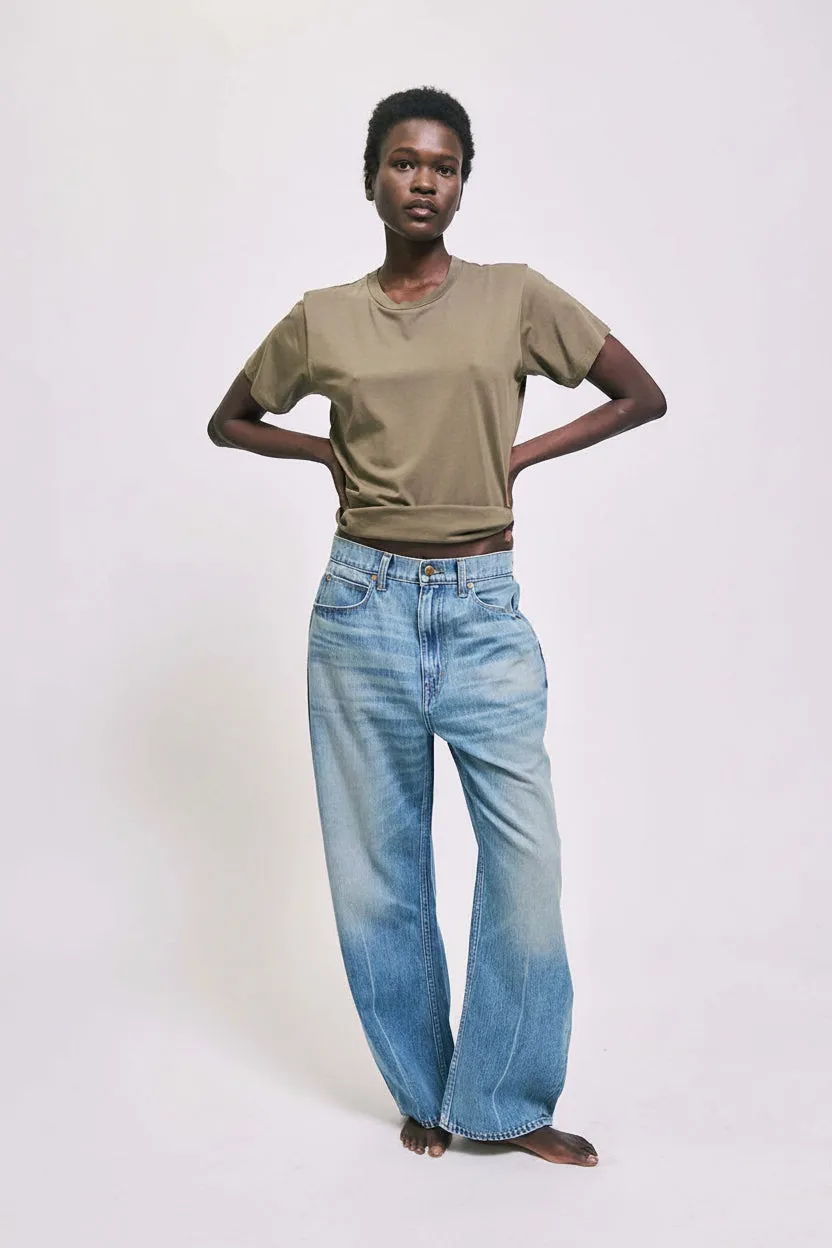 The Crop Loose in Deep Blue sold by Jamie Haller product image thumbnail 2