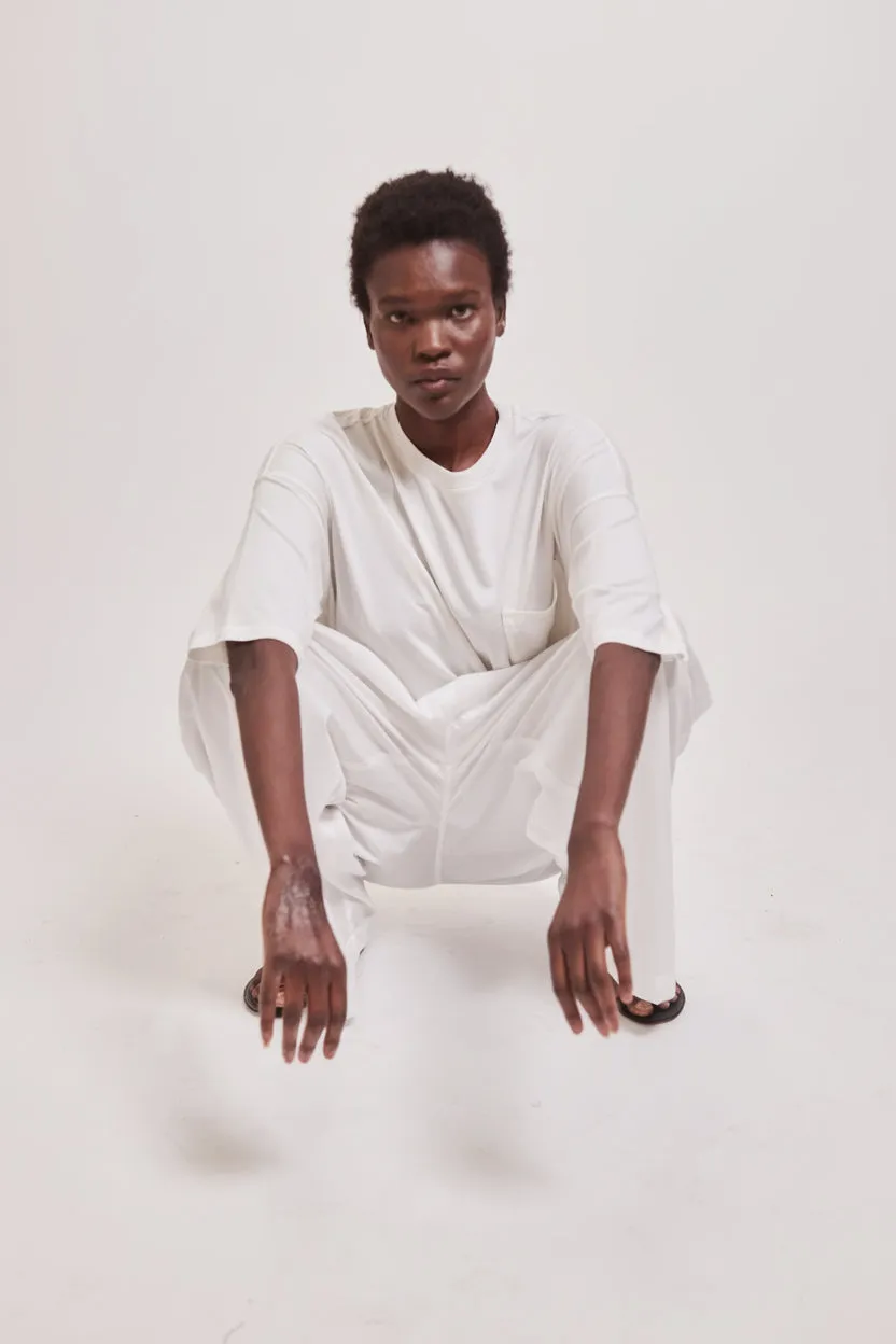 The Boxy Tee in White sold by Jamie Haller product image thumbnail 5
