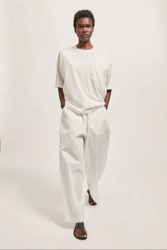 The Boxy Tee in White made by Jamie Haller