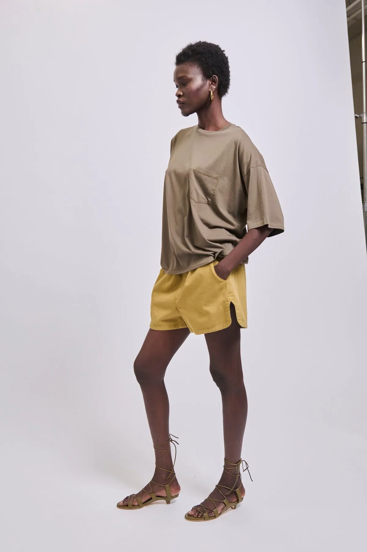 The Boxy Tee in Loden sold by Jamie Haller product image thumbnail 2