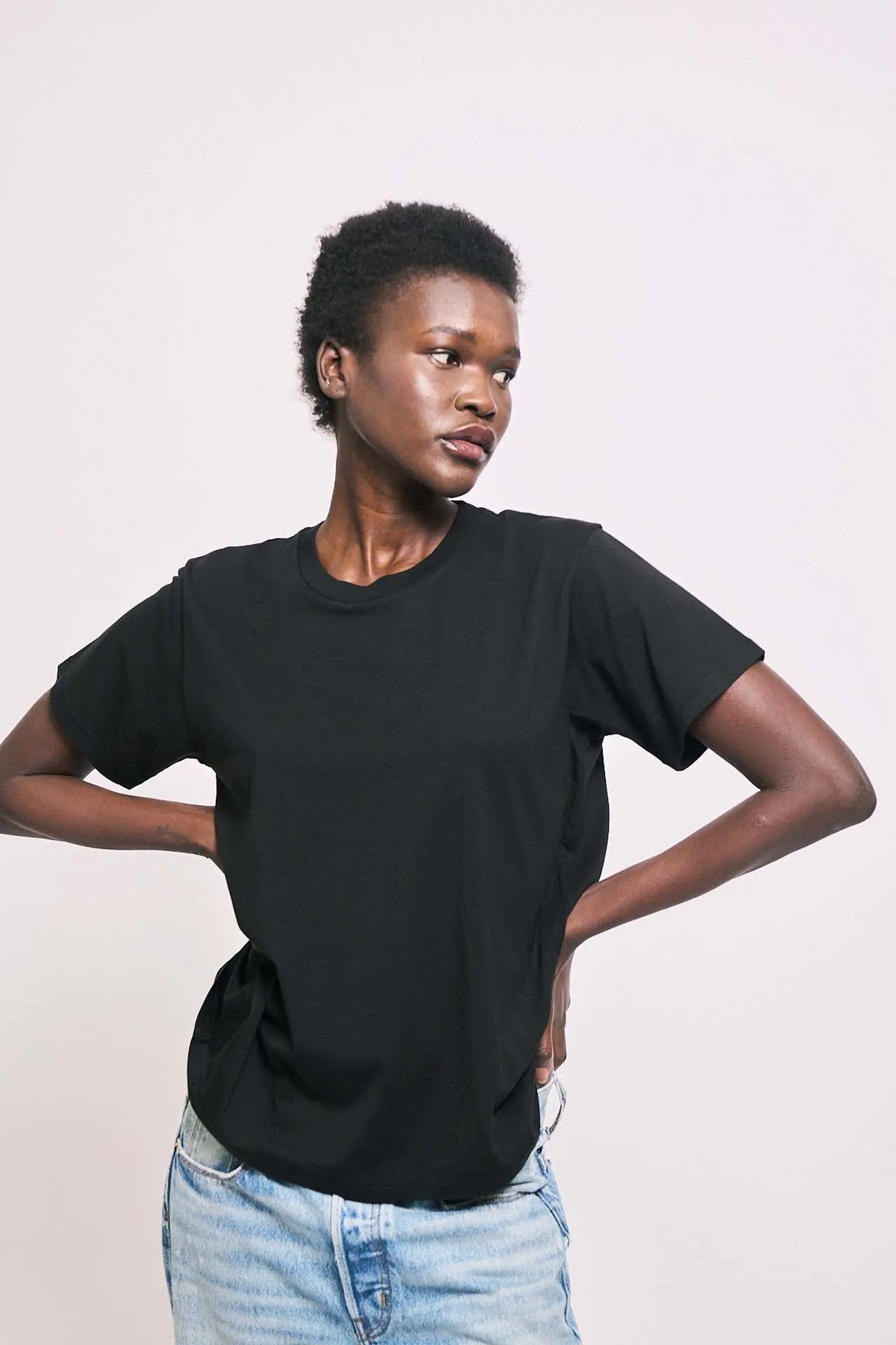 The Chameleon Tee in Black sold by Jamie Haller product image thumbnail 3