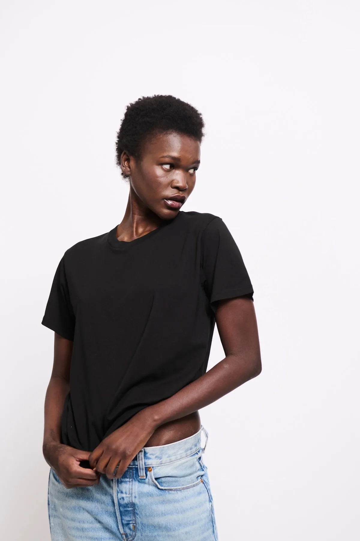 The Chameleon Tee in Black sold by Jamie Haller product image thumbnail 5