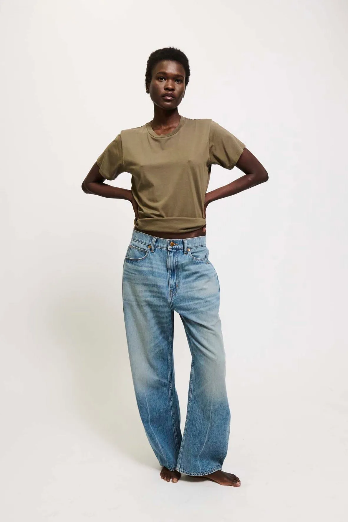 The Chameleon Tee in Loden sold by Jamie Haller product image thumbnail 4