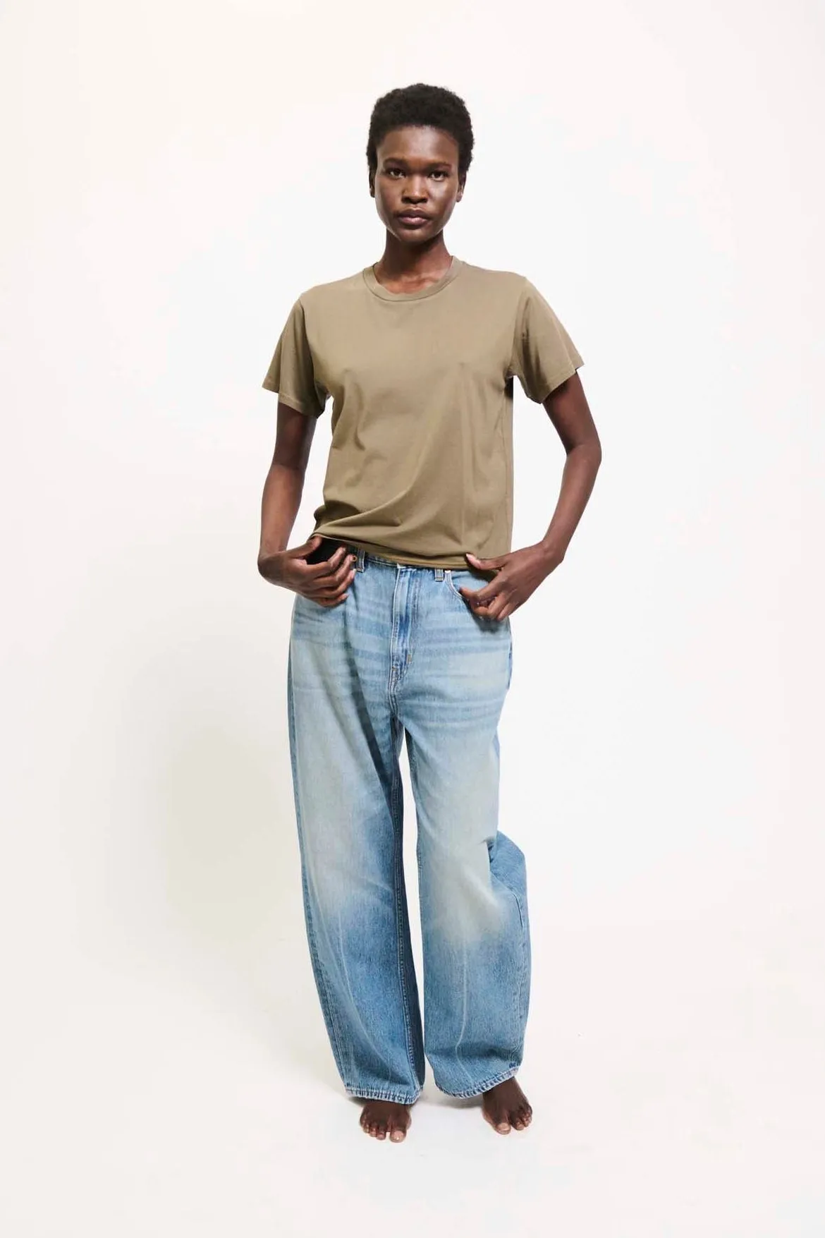 The Chameleon Tee in Loden sold by Jamie Haller product image thumbnail 3