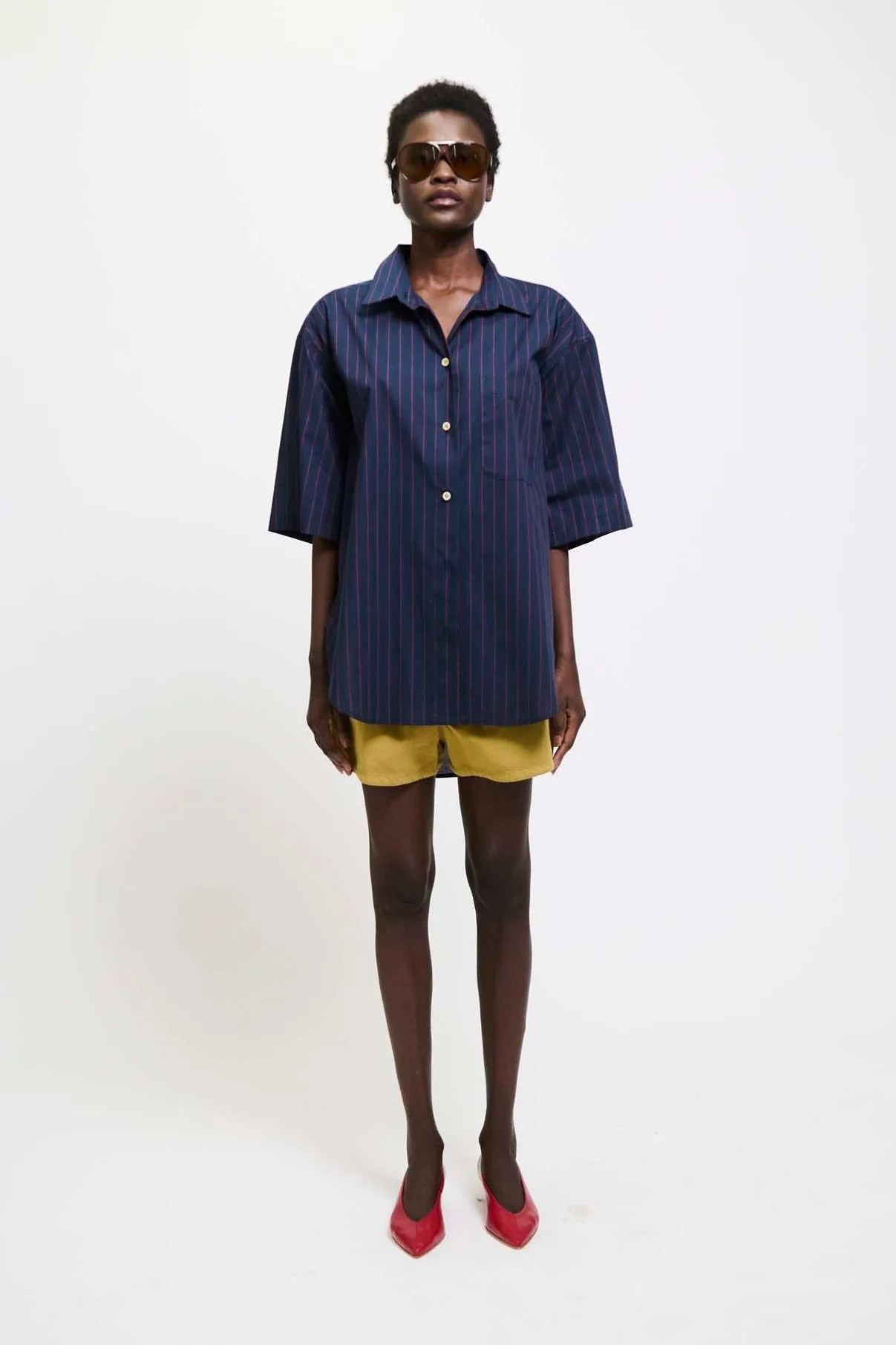 The Elbow Essential Shirt in Blue Red sold by Jamie Haller product image thumbnail 4