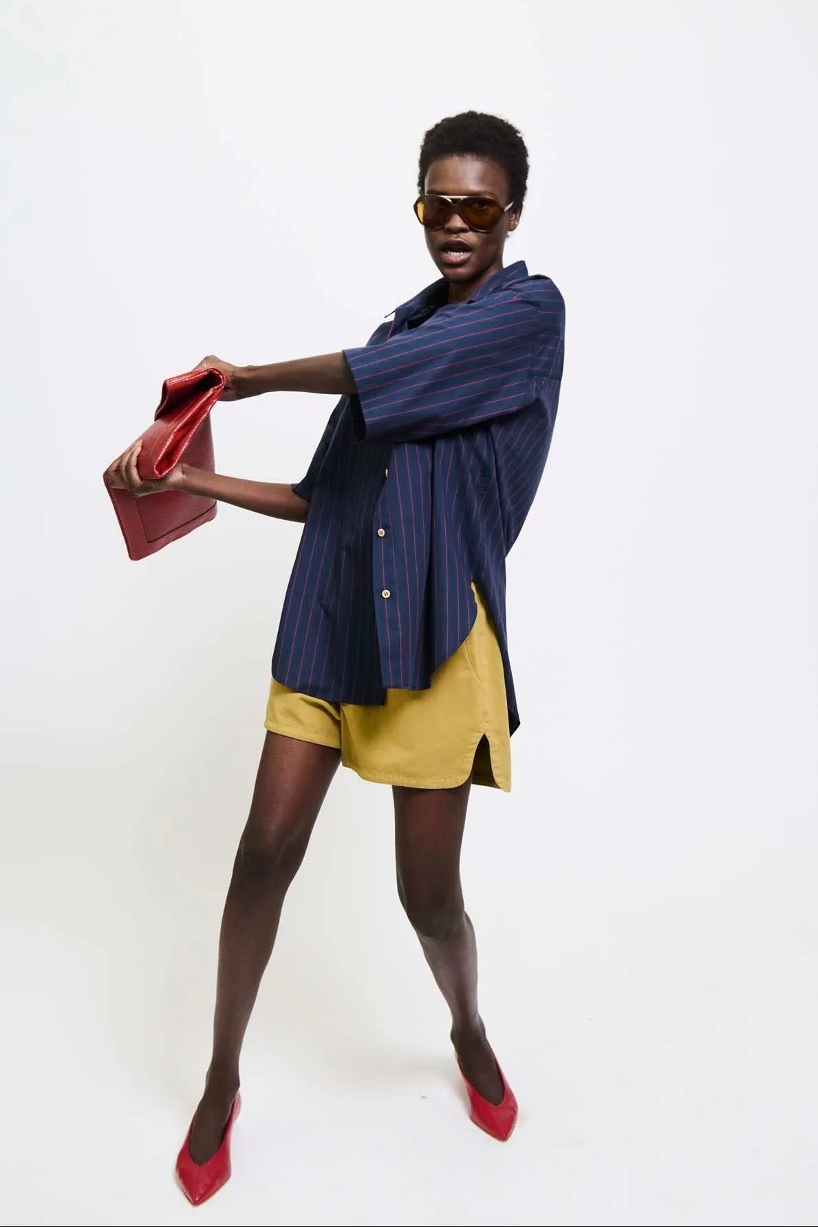 The Elbow Essential Shirt in Blue Red sold by Jamie Haller product image thumbnail 2