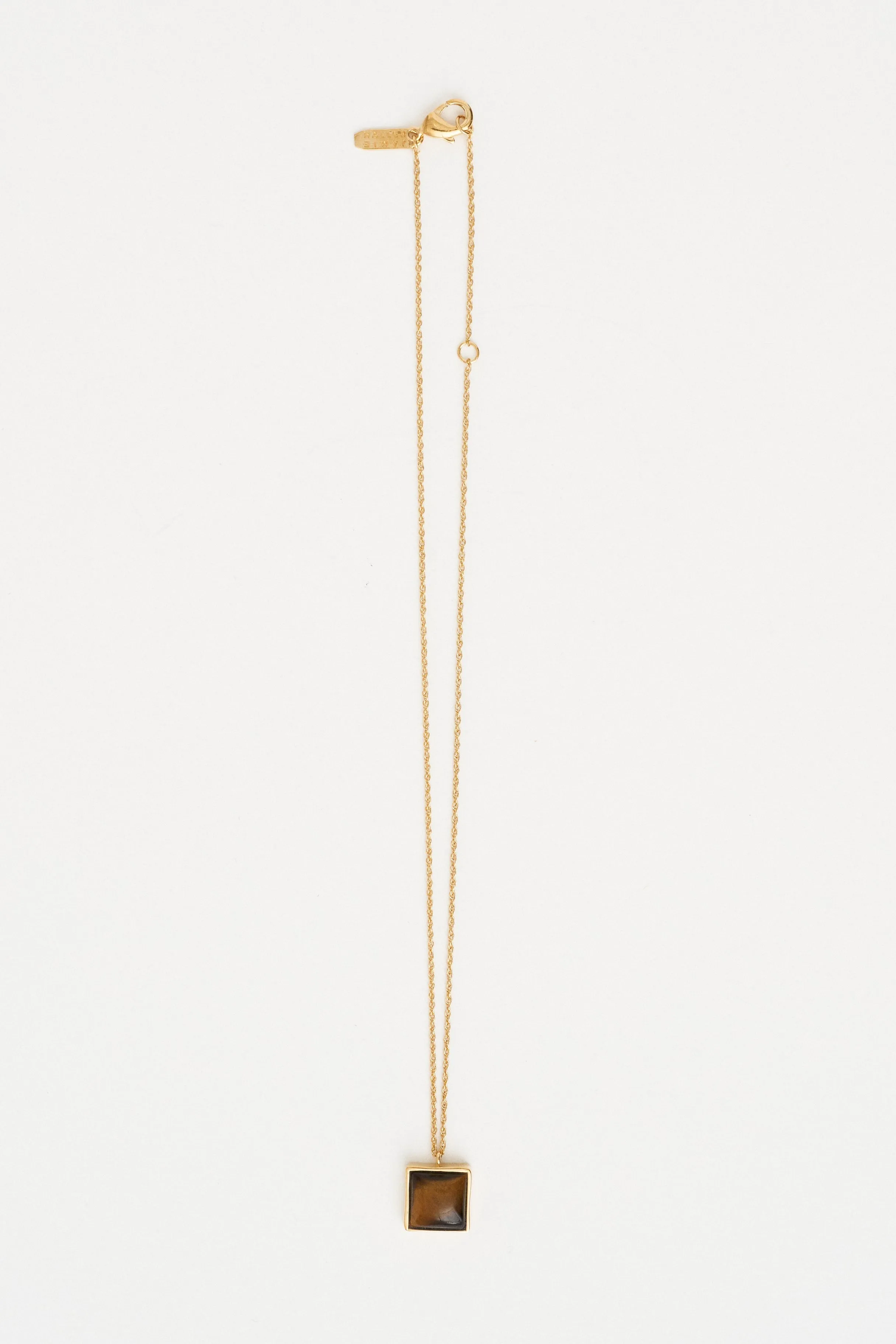 The Gemma Pendant Necklace in Tiger's Eye sold by Jamie Haller product image thumbnail 4