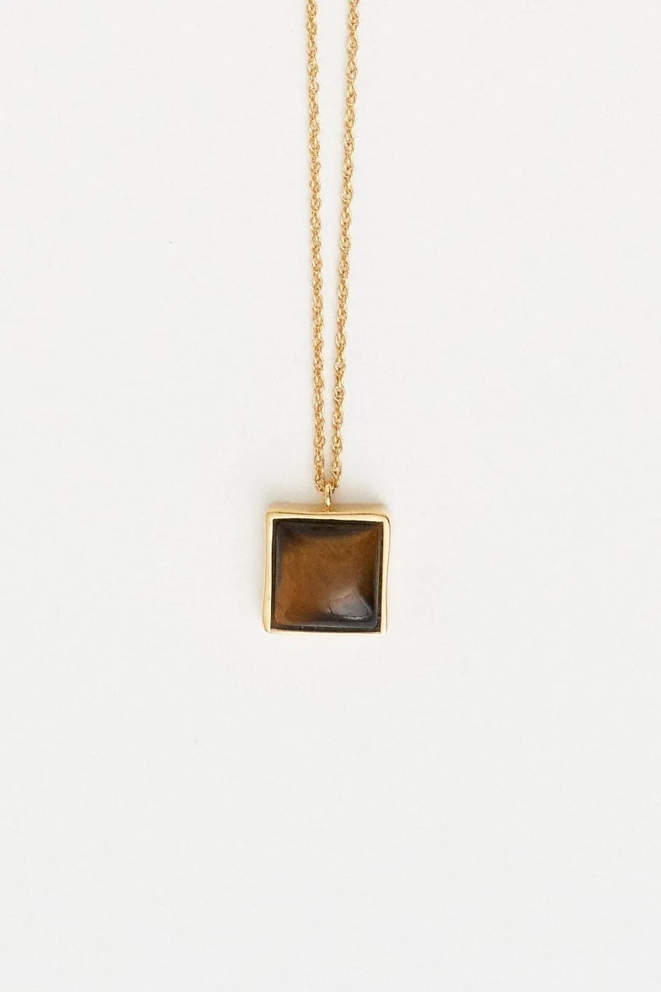 The Gemma Pendant Necklace in Tiger's Eye sold by Jamie Haller product image thumbnail 2