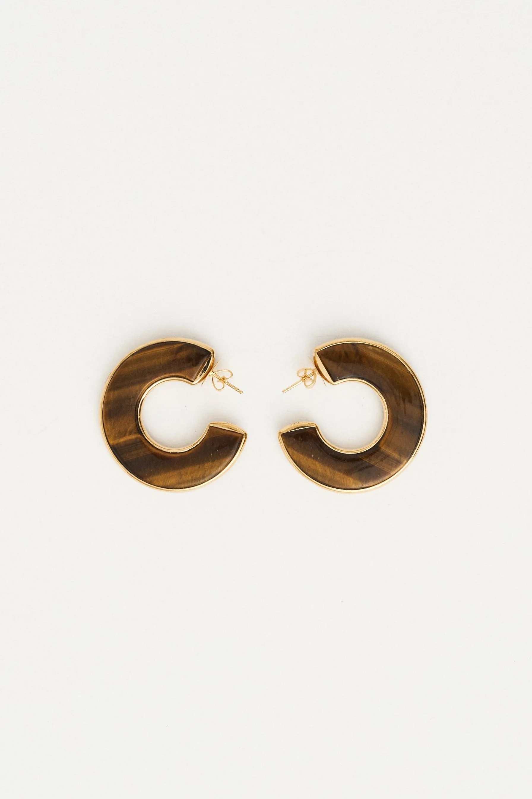 The Stone Hoop in Tiger's Eye sold by Jamie Haller