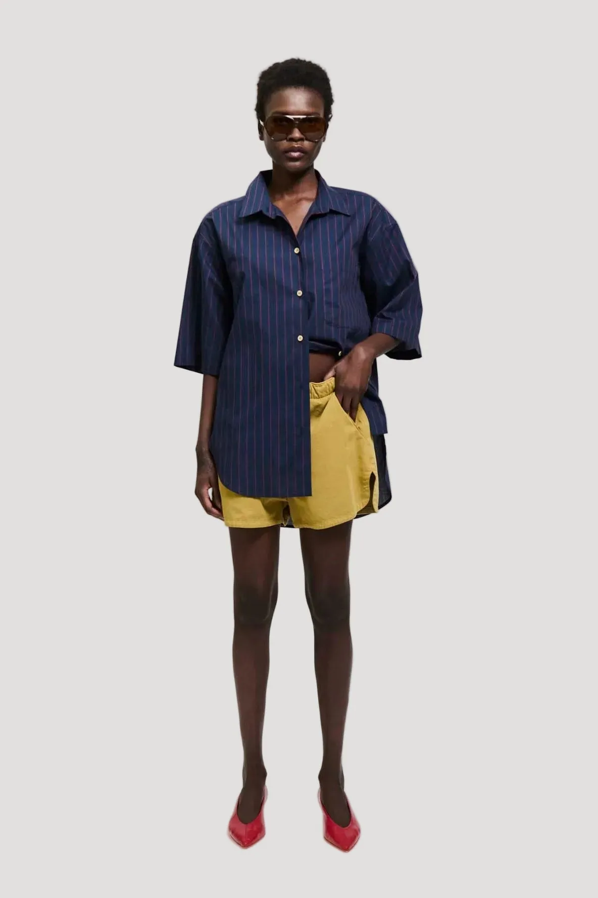 The Track Short in Tan sold by Jamie Haller product image thumbnail 5