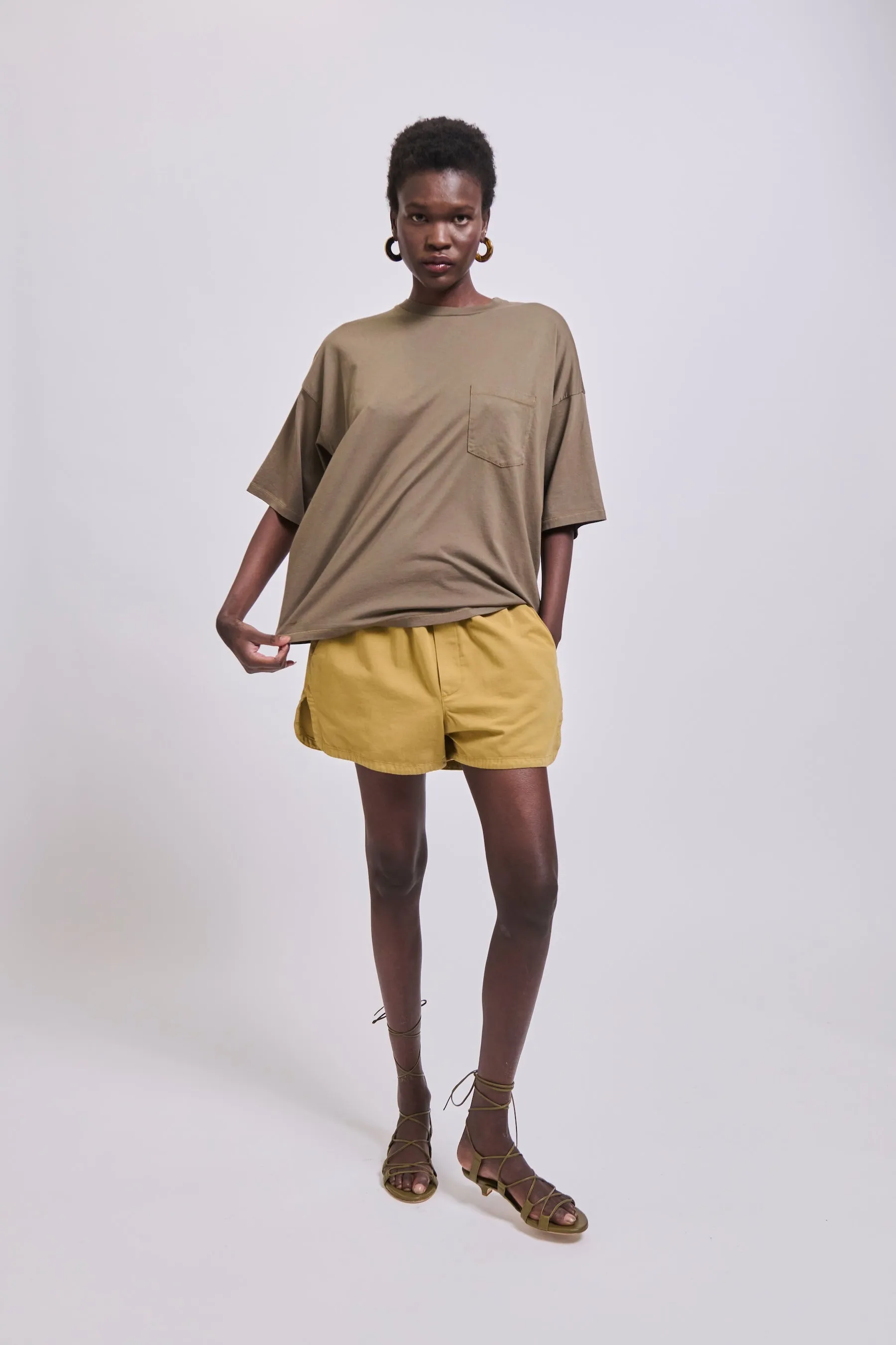 The Track Short in Tan sold by Jamie Haller product image thumbnail 2