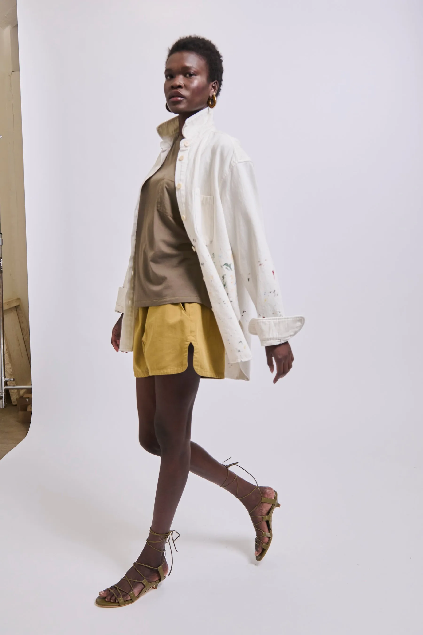 The Track Short in Tan sold by Jamie Haller product image thumbnail 4