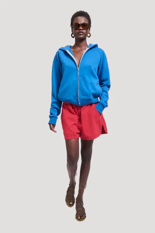 The Track Short in Red made by Jamie Haller