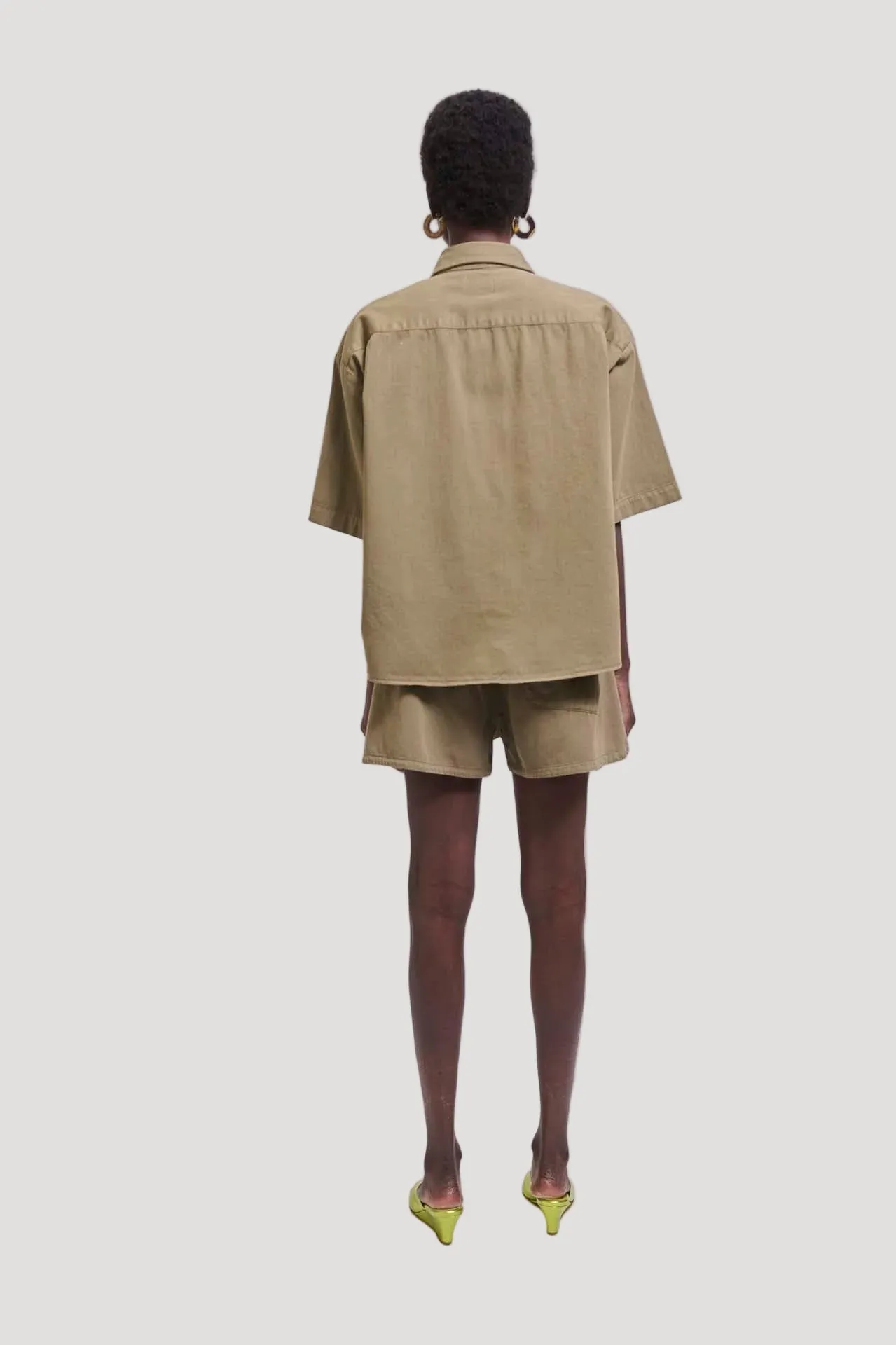The Track Short in Loden sold by Jamie Haller product image thumbnail 5