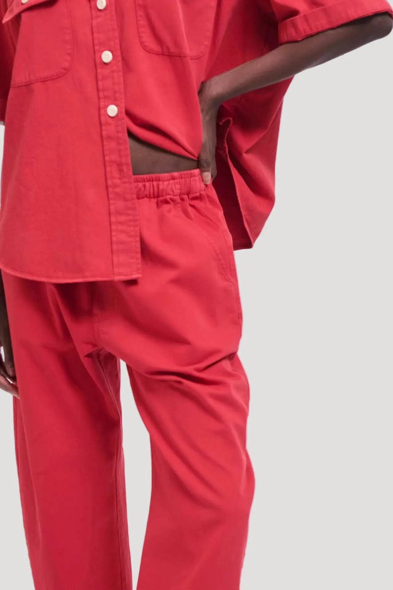 The Boxer Pant in Red sold by Jamie Haller product image thumbnail 2