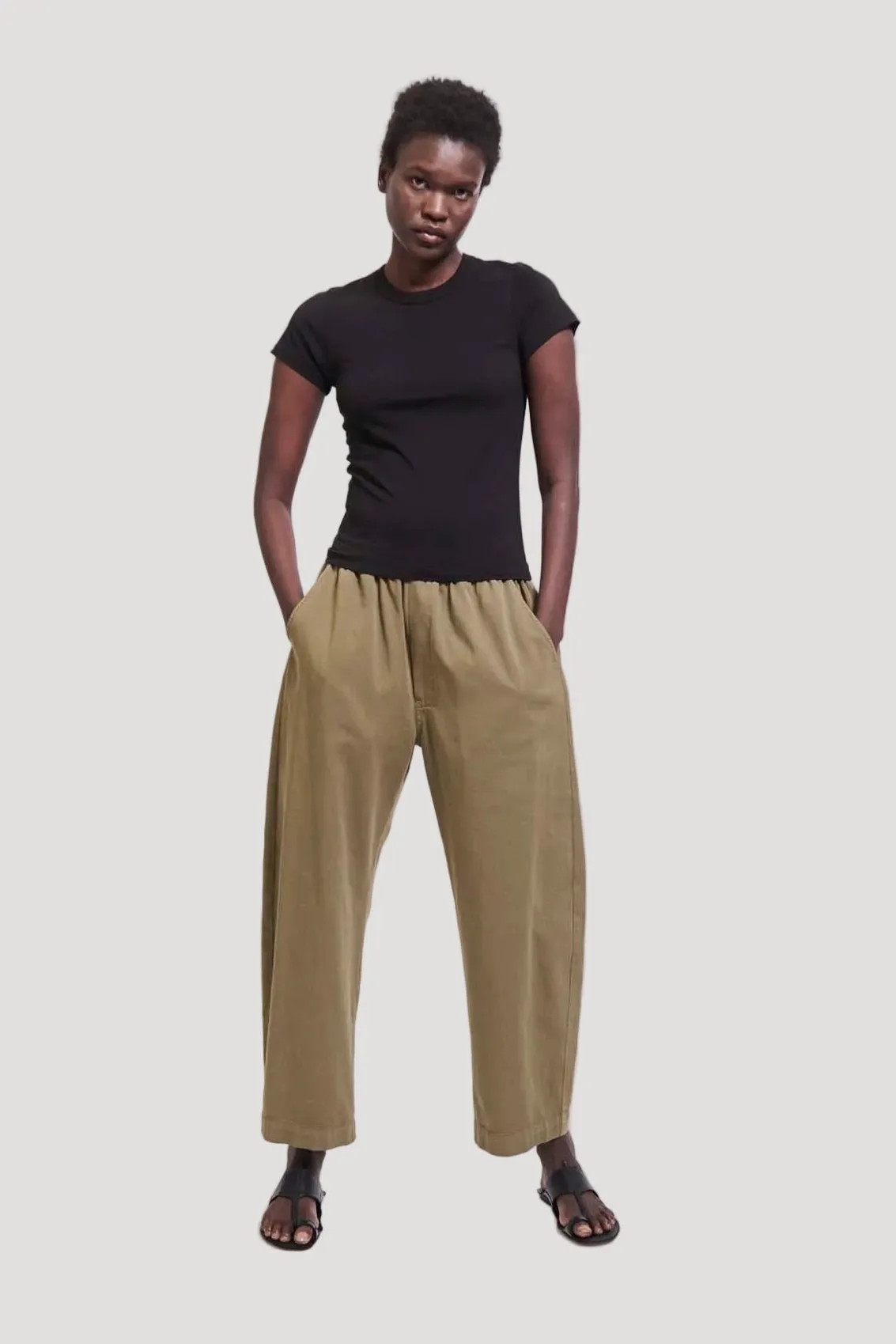The Boxer Pant in Loden sold by Jamie Haller product image thumbnail 2