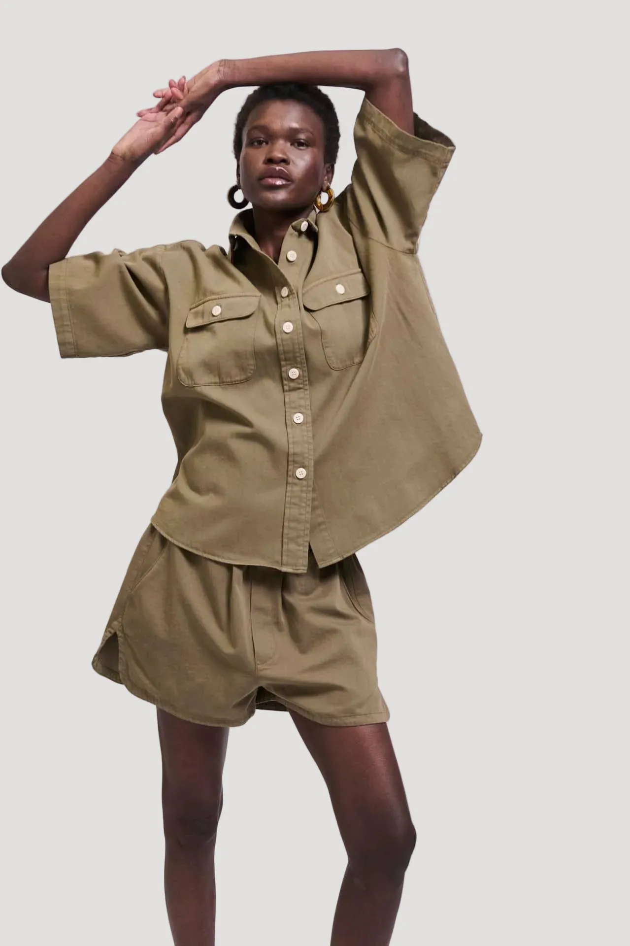 The Scout Shirt in Loden sold by Jamie Haller product image thumbnail 5