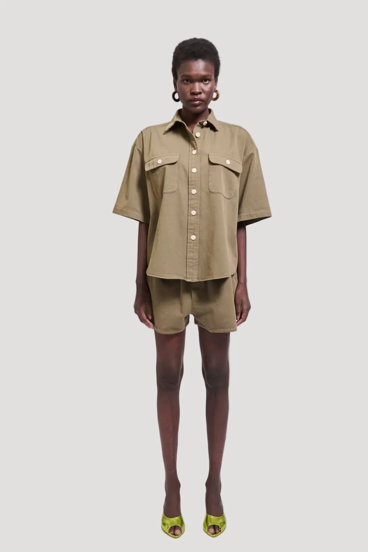 The Scout Shirt in Loden sold by Jamie Haller product image thumbnail 3