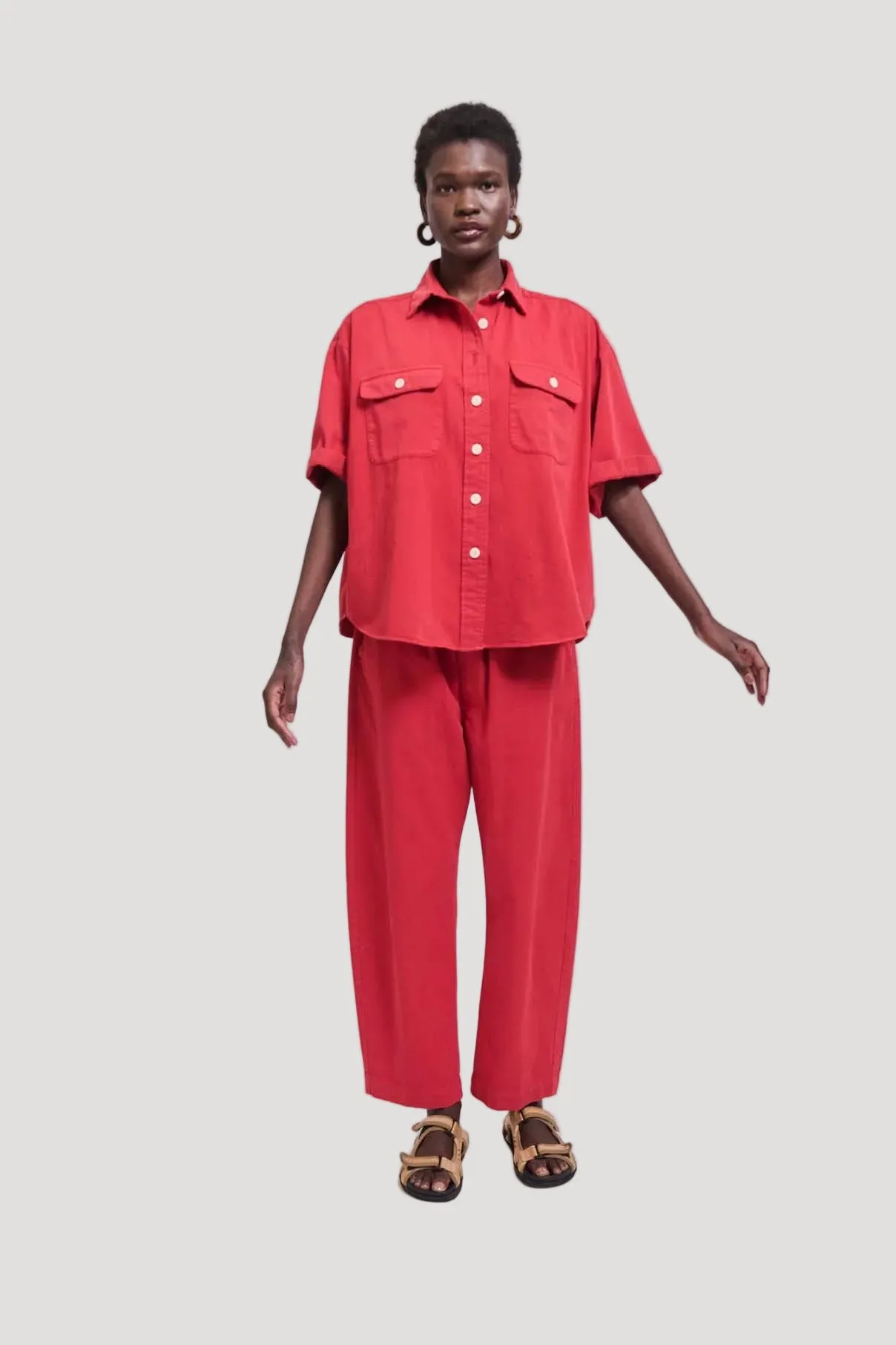 The Scout Shirt in Red sold by Jamie Haller product image thumbnail 2