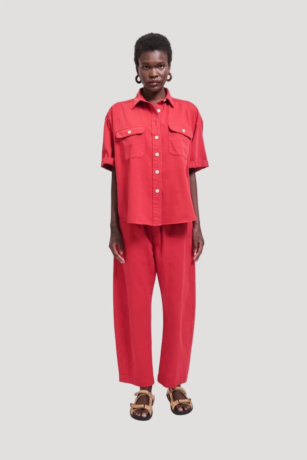 The Scout Shirt in Red sold by Jamie Haller product image thumbnail 4