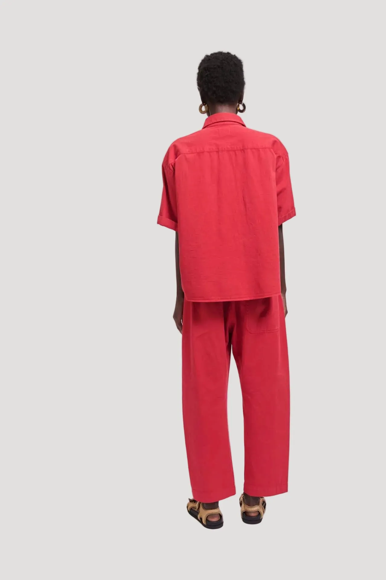 The Scout Shirt in Red sold by Jamie Haller product image thumbnail 5