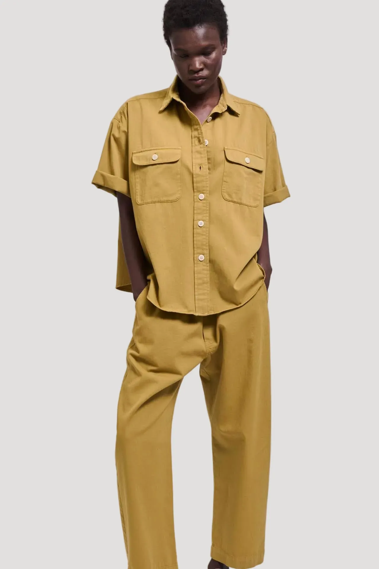 The Scout Shirt in Tan sold by Jamie Haller product image thumbnail 2