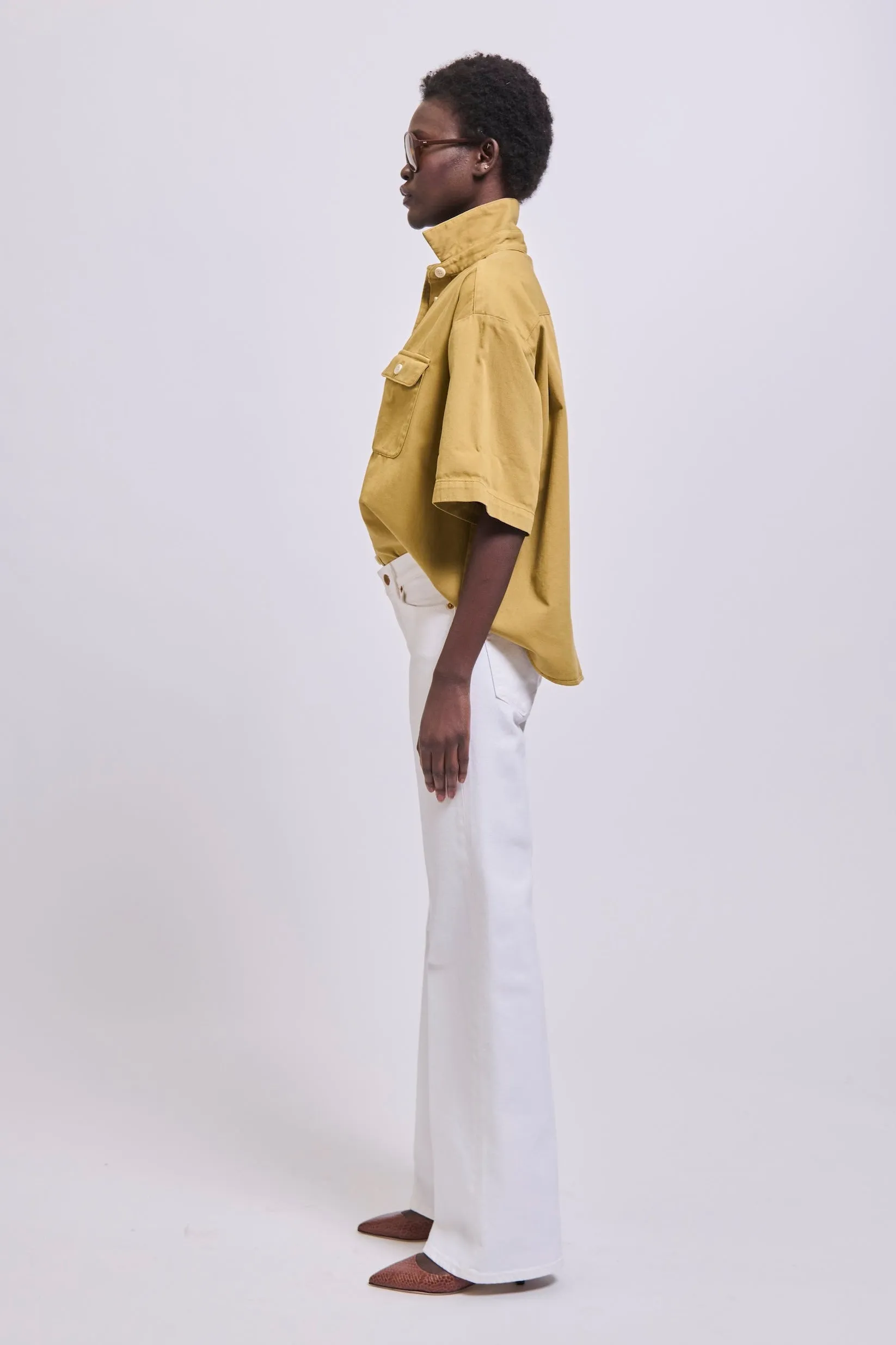 The Scout Shirt in Tan sold by Jamie Haller product image thumbnail 3