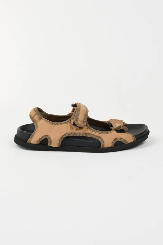 The Walking Sandal Sneaker in Camel made by Jamie Haller