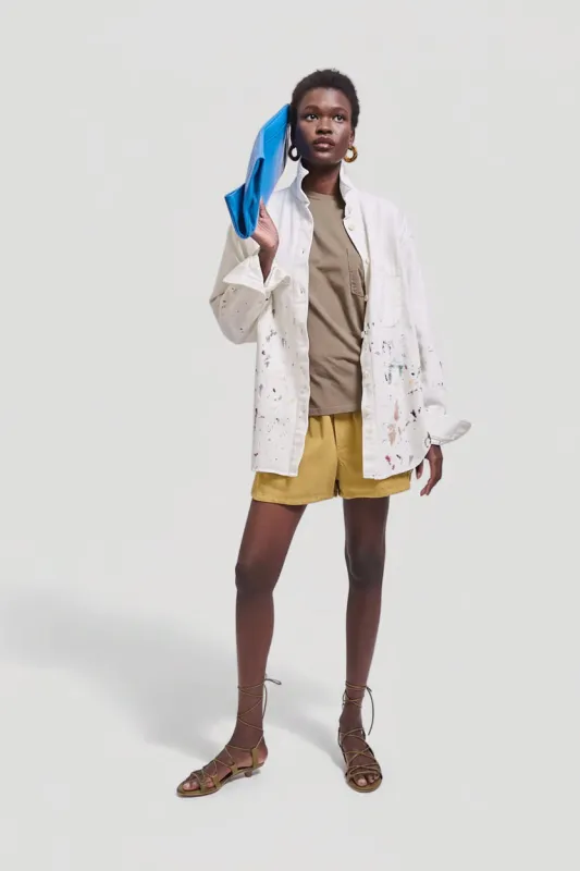 The Essential Shirt in Painted Oyster made by Jamie Haller