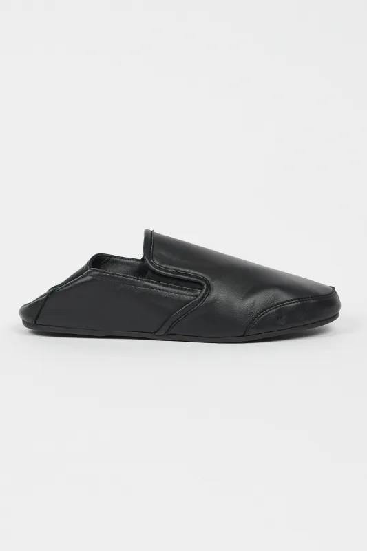 The Wushu Slipper in Black made by Jamie Haller