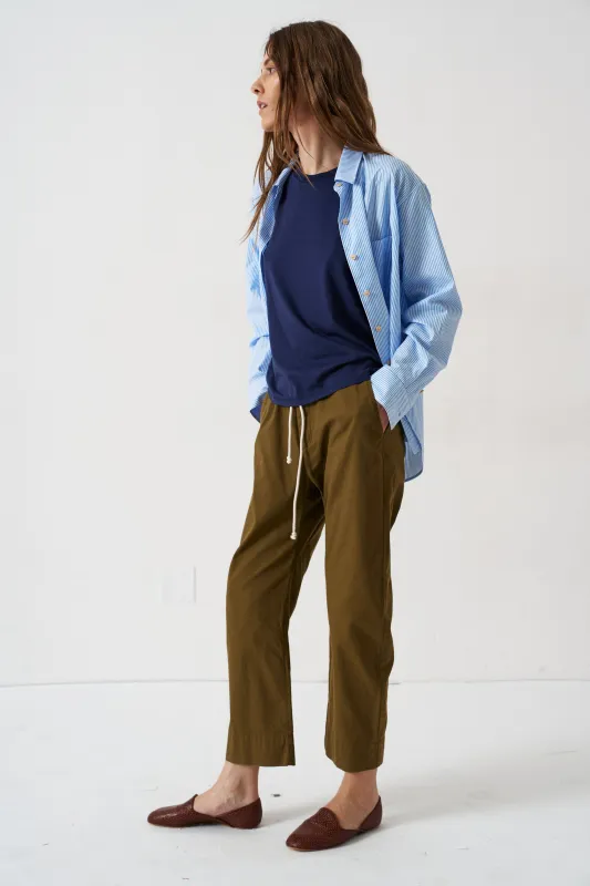 The Rope Tie Pant in Khaki made by Jamie Haller